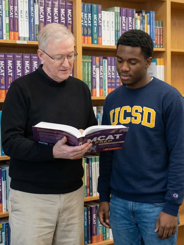 Dr. Stuart Donnelly &mdash; one-on-one MCAT CARS tutoring session San Diego