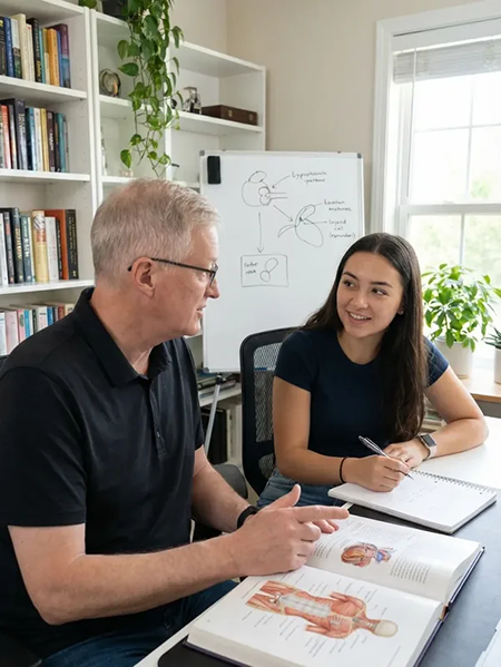 Private MCAT prep tutoring session with study plan review